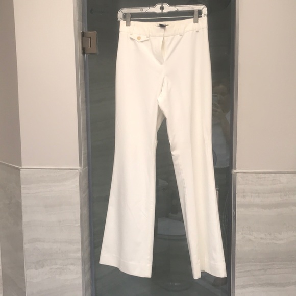 The Limited Pants - White Stretch Pants